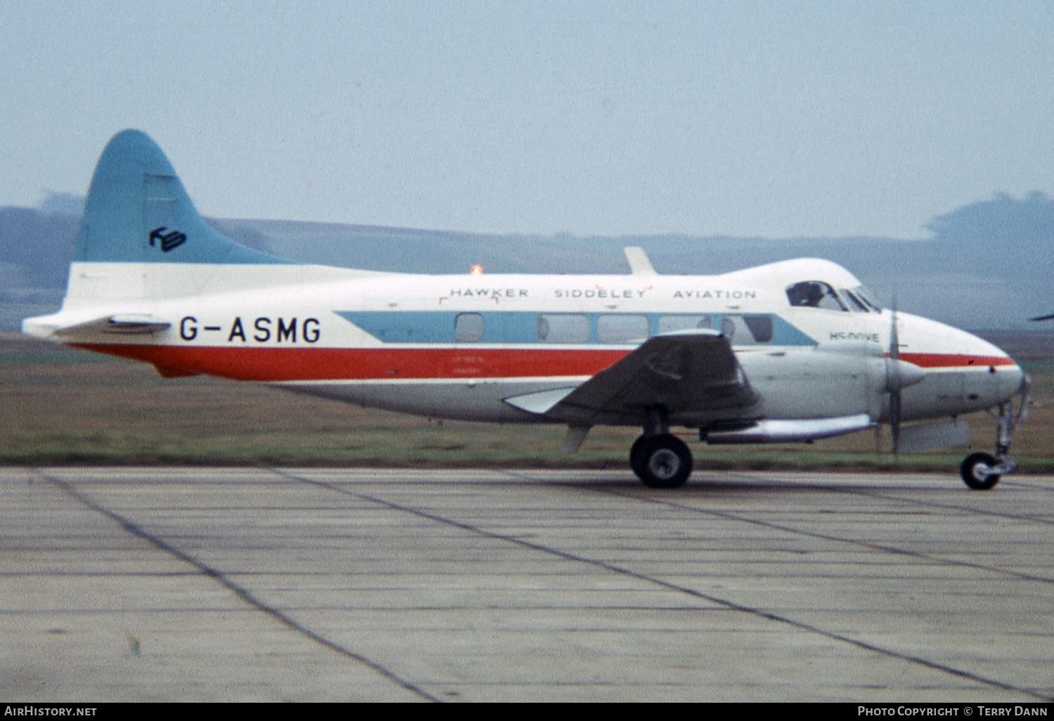 Aircraft Photo of G-ASMG | De Havilland D.H. 104 Dove 8 | Hawker Siddeley Aviation | AirHistory.net #616515