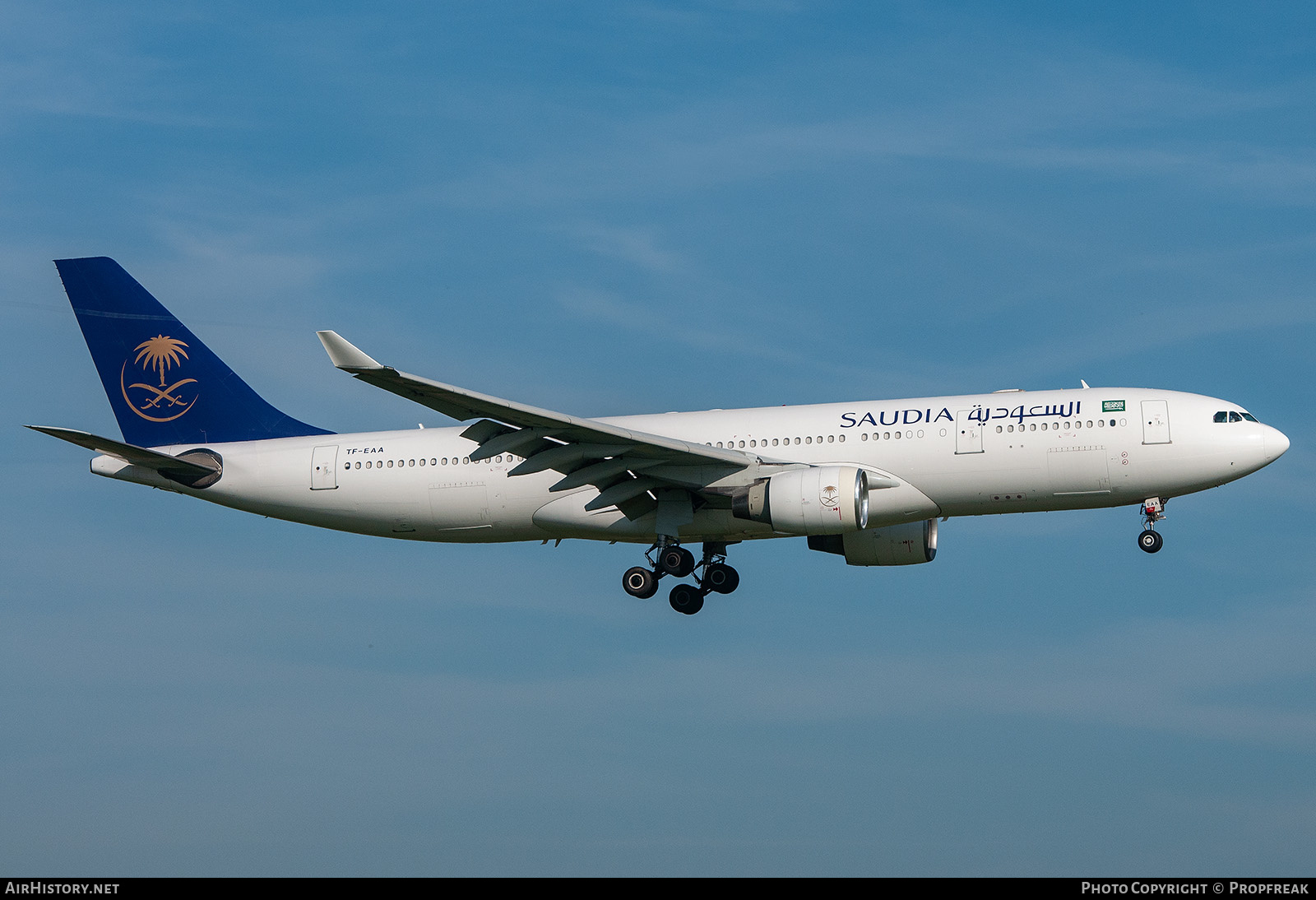 Aircraft Photo of TF-EAA | Airbus A330-223 | Saudia - Saudi Arabian Airlines | AirHistory.net #616519