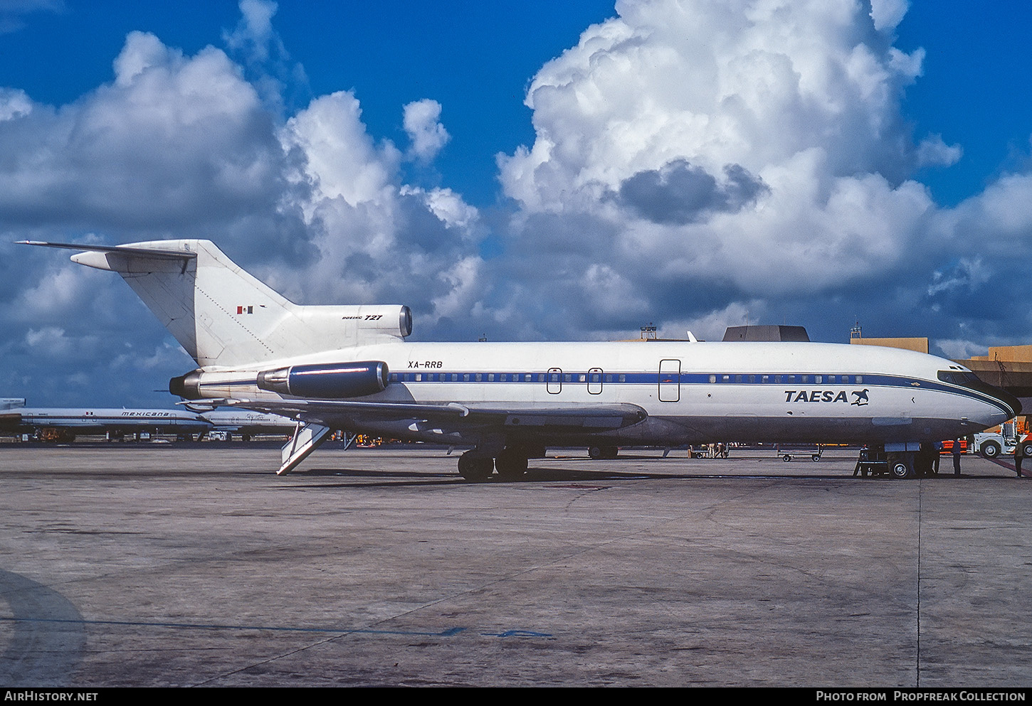 Aircraft Photo of XA-RRB | Boeing 727-64 | TAESA - Transportes Aéreos Ejecutivos | AirHistory.net #616537