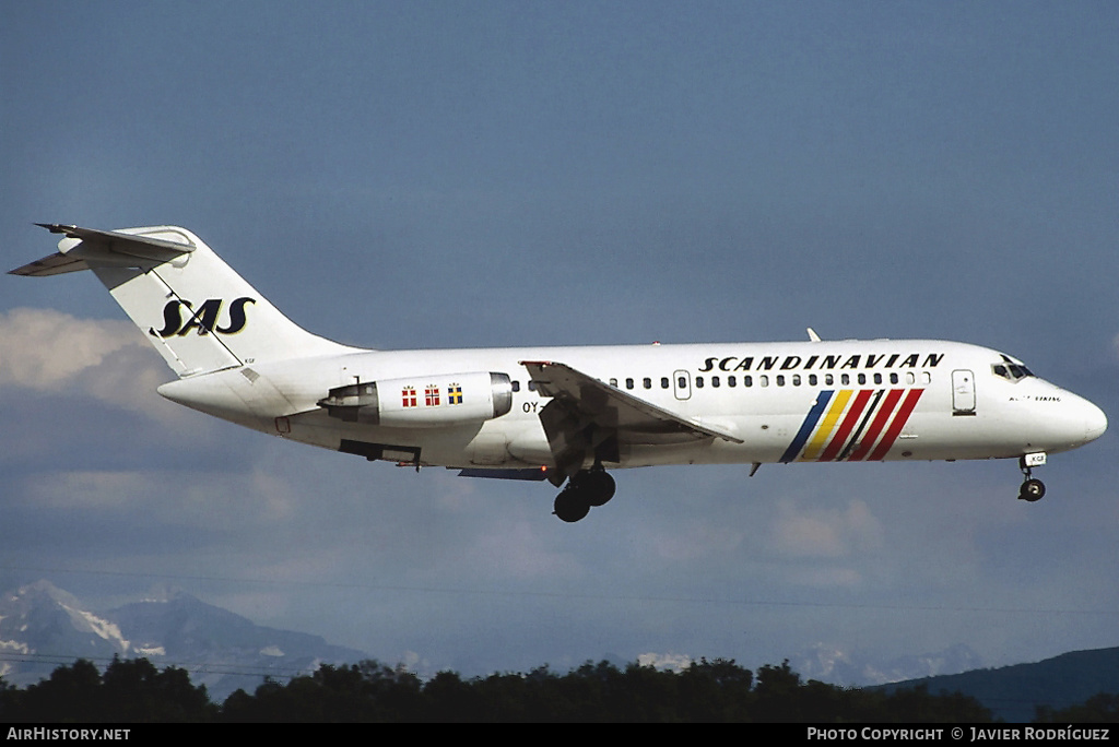 Aircraft Photo of OY-KGF | McDonnell Douglas DC-9-21 | Scandinavian Airlines - SAS | AirHistory.net #616623