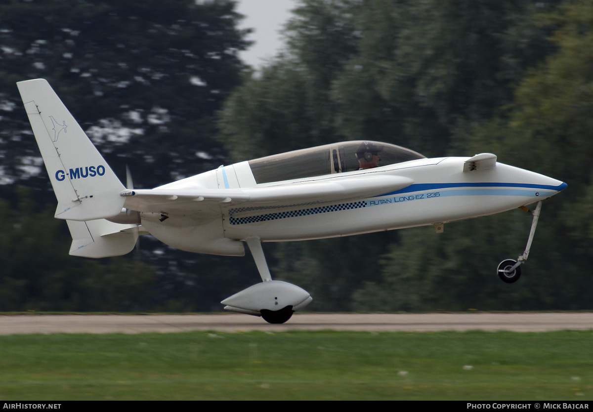 Aircraft Photo of G-MUSO | Rutan 61 Long-EZ | AirHistory.net #616632