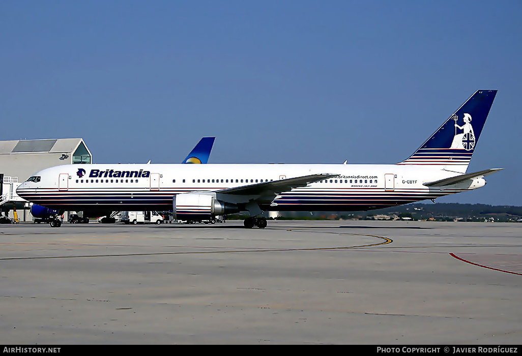 Aircraft Photo of G-OBYF | Boeing 767-304/ER | Britannia Airways | AirHistory.net #616647