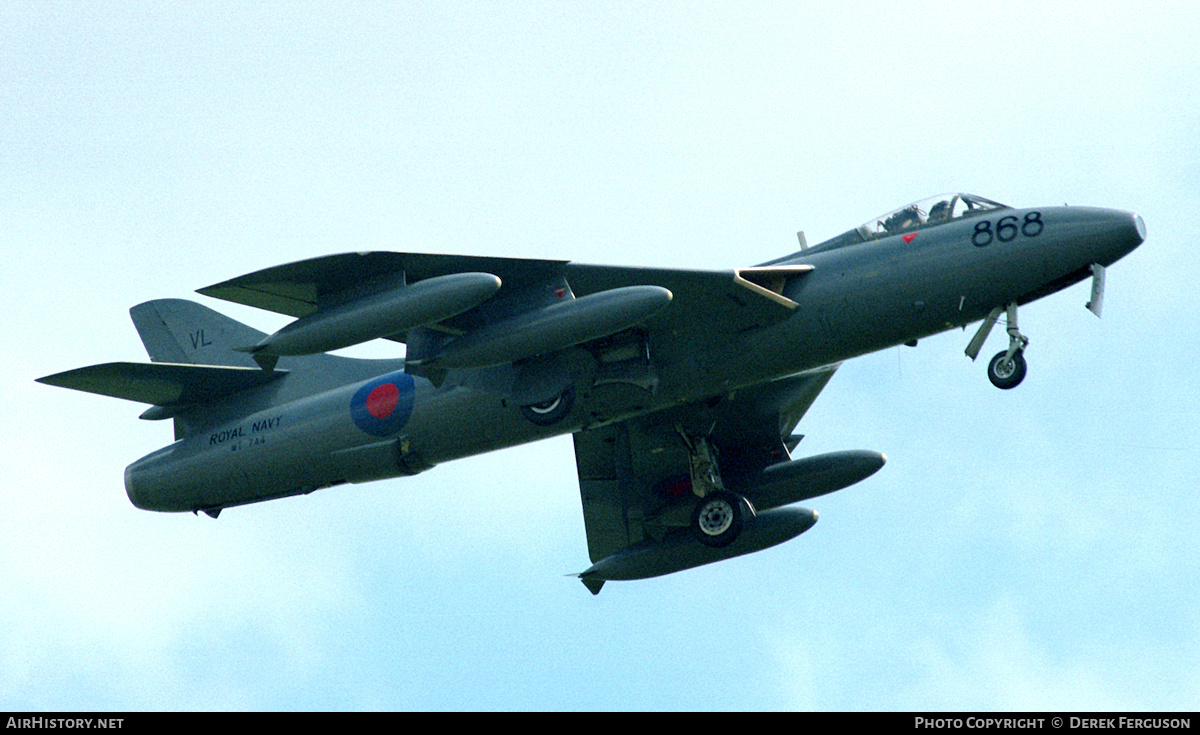 Aircraft Photo of WT744 | Hawker Hunter GA11 | UK - Navy | AirHistory.net #616678