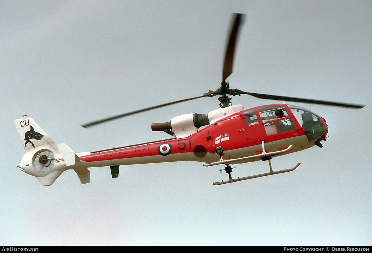 Aircraft Photo of XW895 | Aerospatiale SA-341C Gazelle HT2 | UK - Navy | AirHistory.net #616681