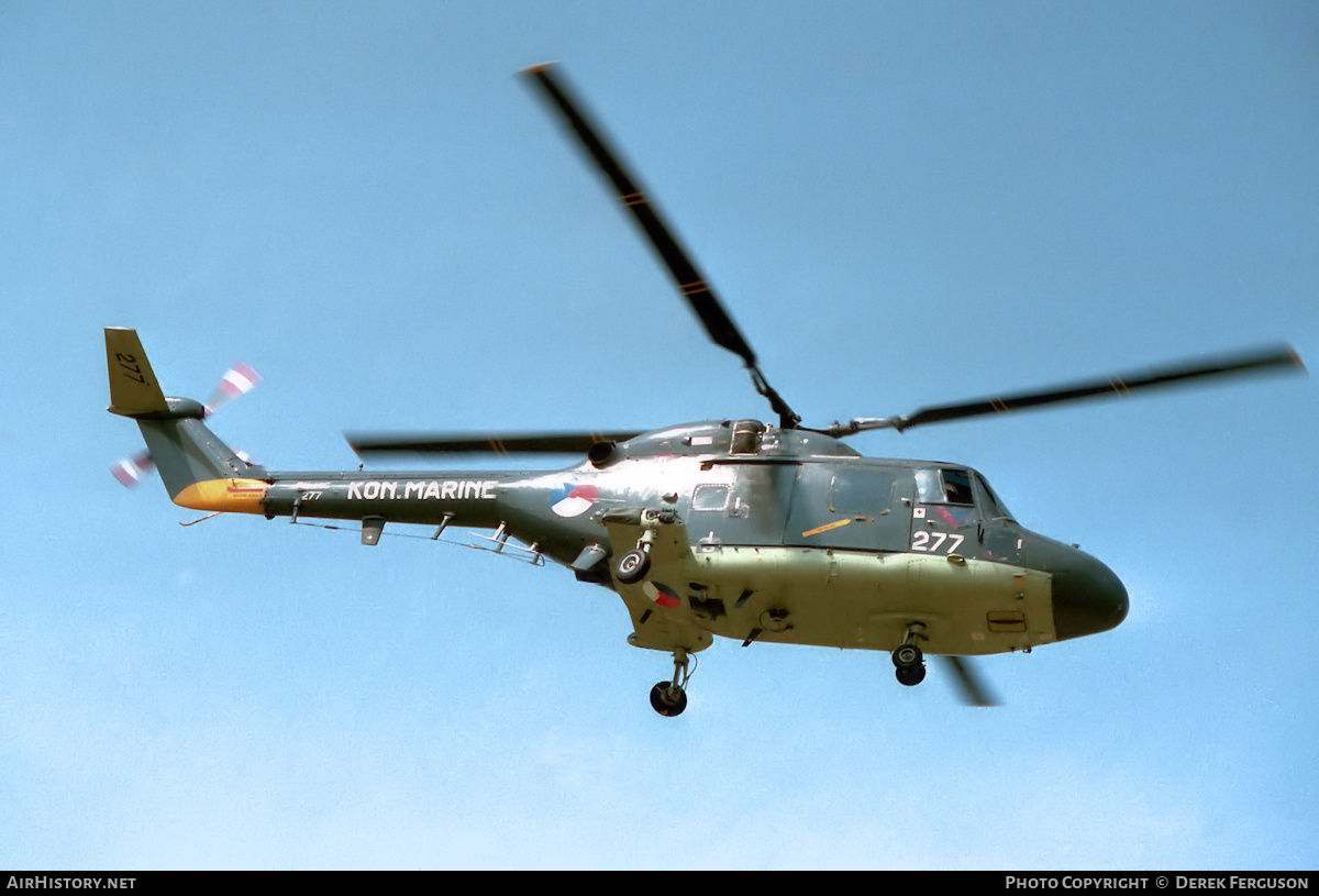Aircraft Photo of 277 | Westland SH-14C Lynx Mk81 (WG-13) | Netherlands - Navy | AirHistory.net #616694
