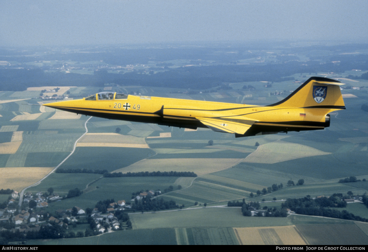 Aircraft Photo of 2049 | Lockheed F-104G Starfighter | Germany - Air Force | AirHistory.net #616699