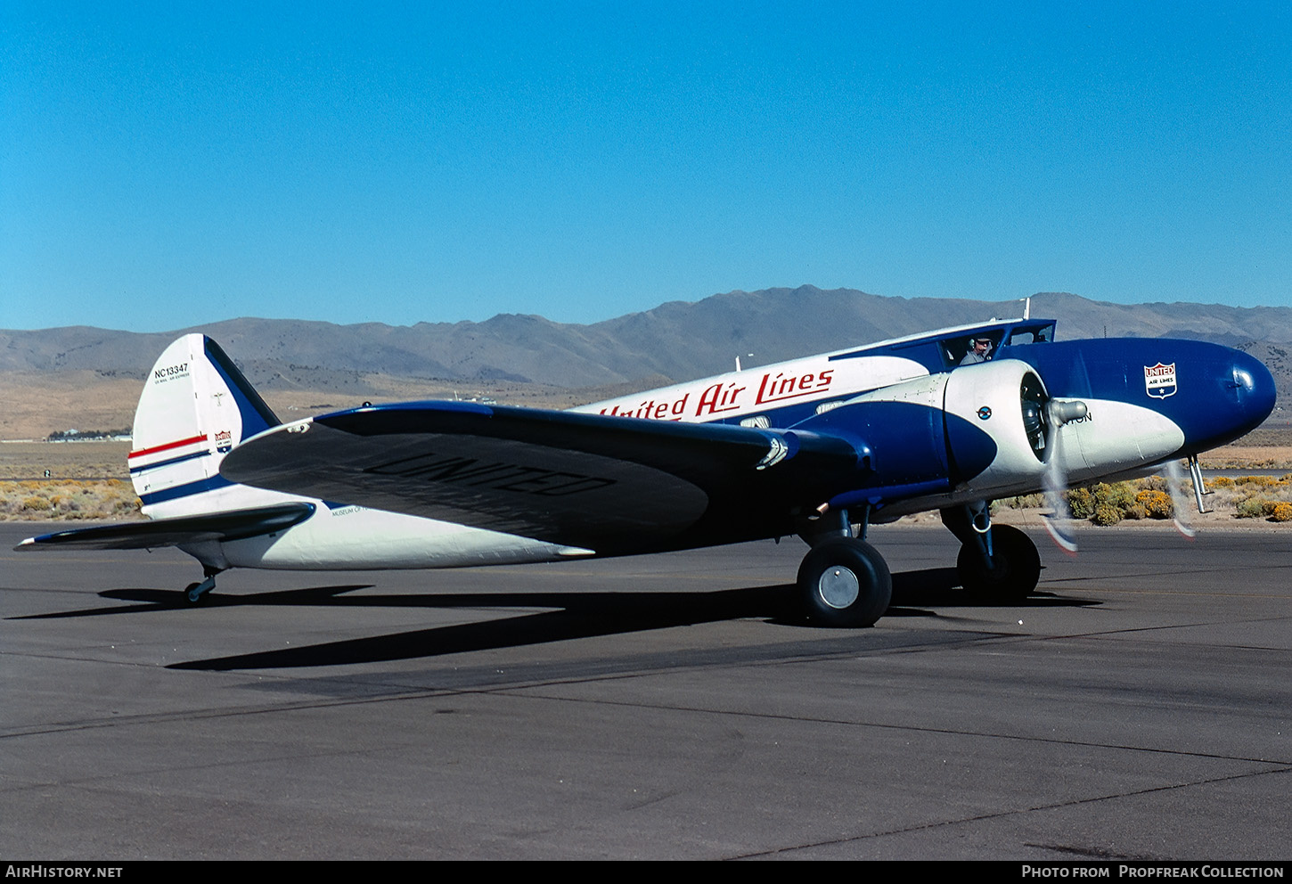 Aircraft Photo of N13347 / NC13347 | Boeing 247D | United Air Lines | AirHistory.net #616729