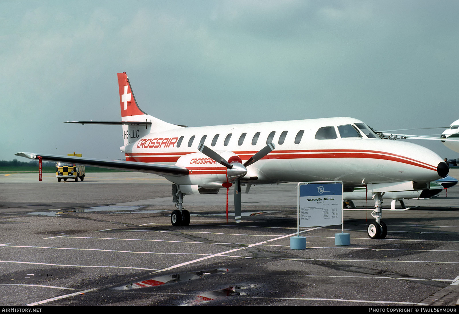 Aircraft Photo of HB-LLC | Swearingen SA-226TC Metro II | Crossair | AirHistory.net #616732