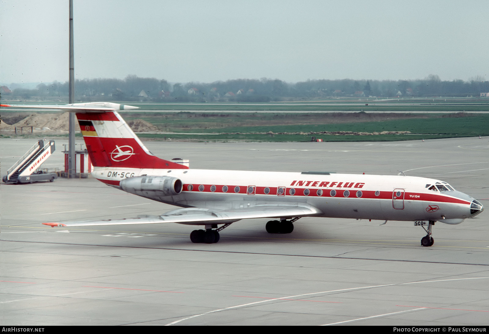 Aircraft Photo of DM-SCG | Tupolev Tu-134K | Interflug | AirHistory.net #616749