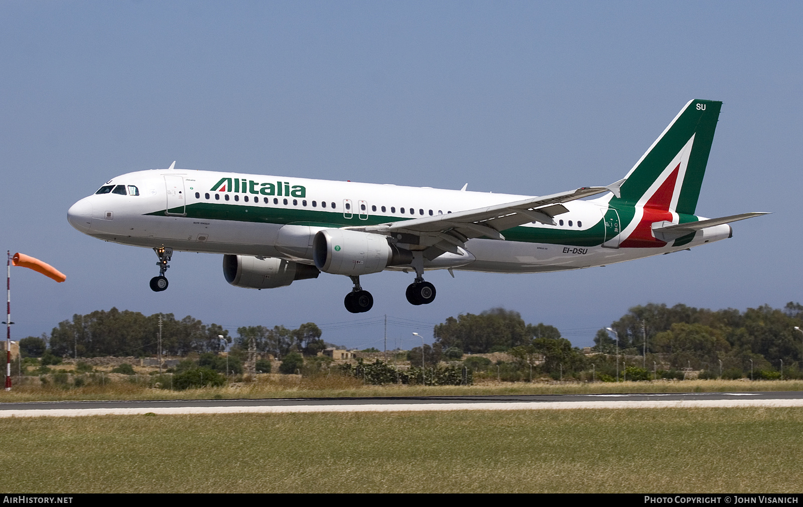 Aircraft Photo of EI-DSU | Airbus A320-216 | Alitalia | AirHistory.net #616750