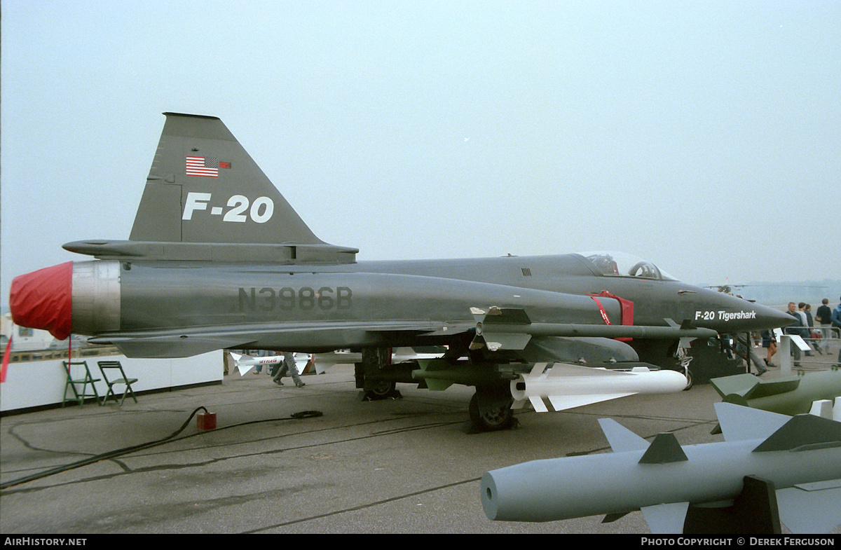 Aircraft Photo of N3986B | Northrop F-20A Tigershark | AirHistory.net #616777