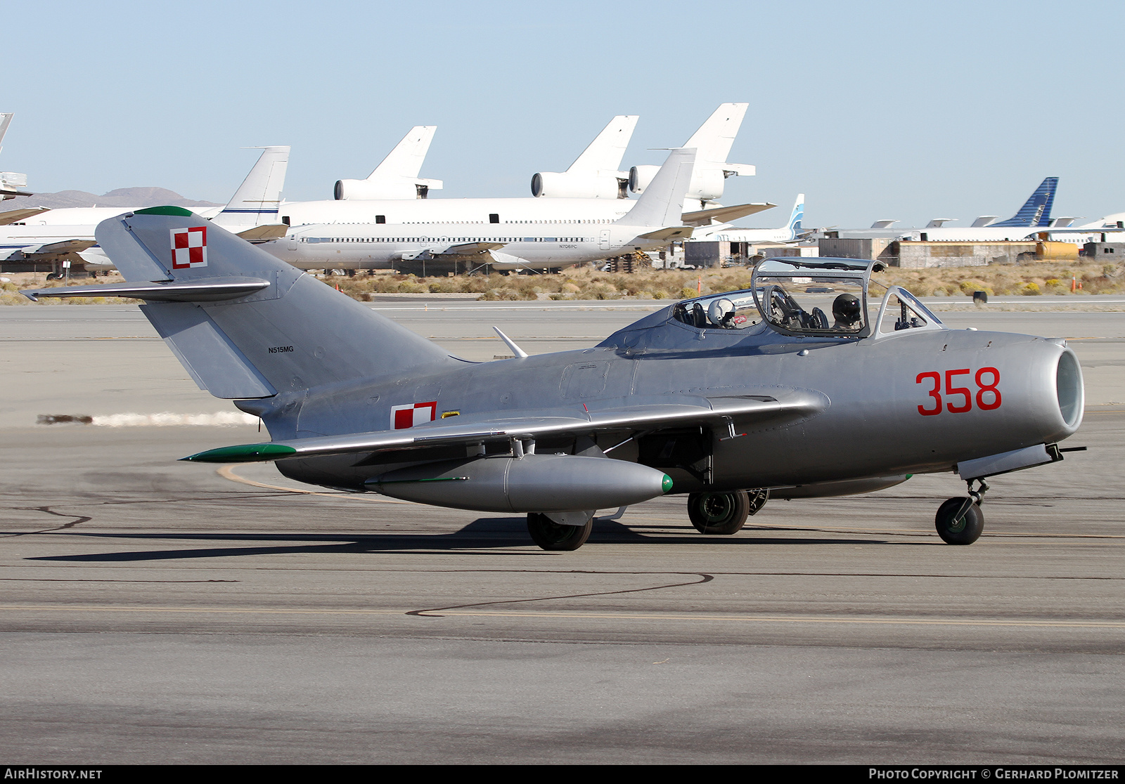 Aircraft Photo of N515MG / 358 | Mikoyan-Gurevich MiG-15UTI | AirHistory.net #616881