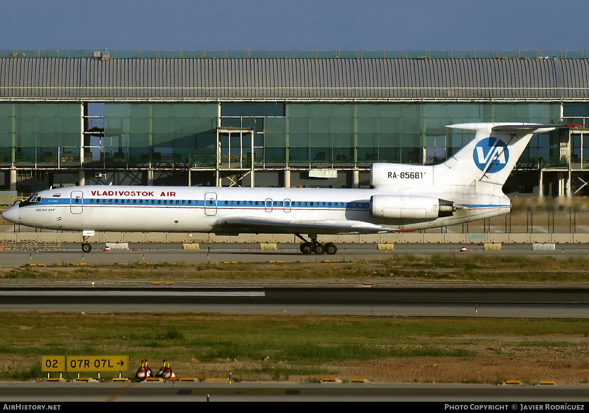 Aircraft Photo of RA-85681 | Tupolev Tu-154M | Vladivostok Air | AirHistory.net #616886