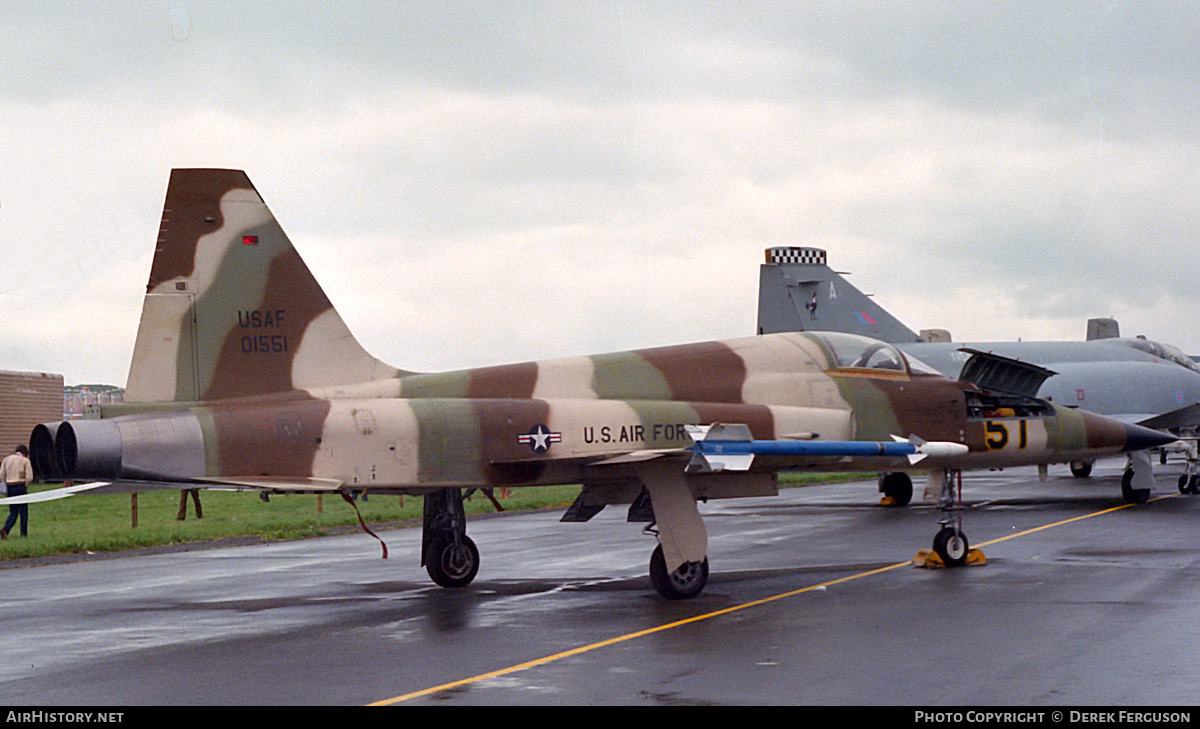 Aircraft Photo of 74-1551 / 01551 | Northrop F-5E Tiger II | USA - Air Force | AirHistory.net #616893