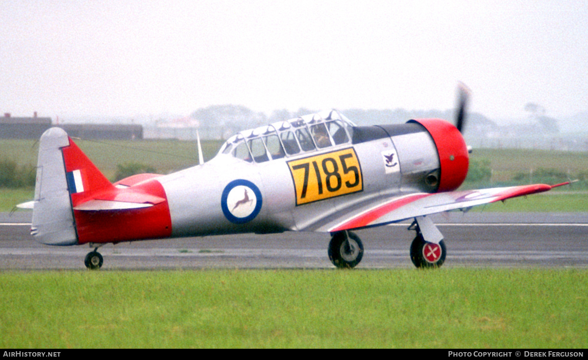 Aircraft Photo of G-BGOU / 7185 | North American AT-6C Harvard IIA | South Africa - Air Force | AirHistory.net #616928