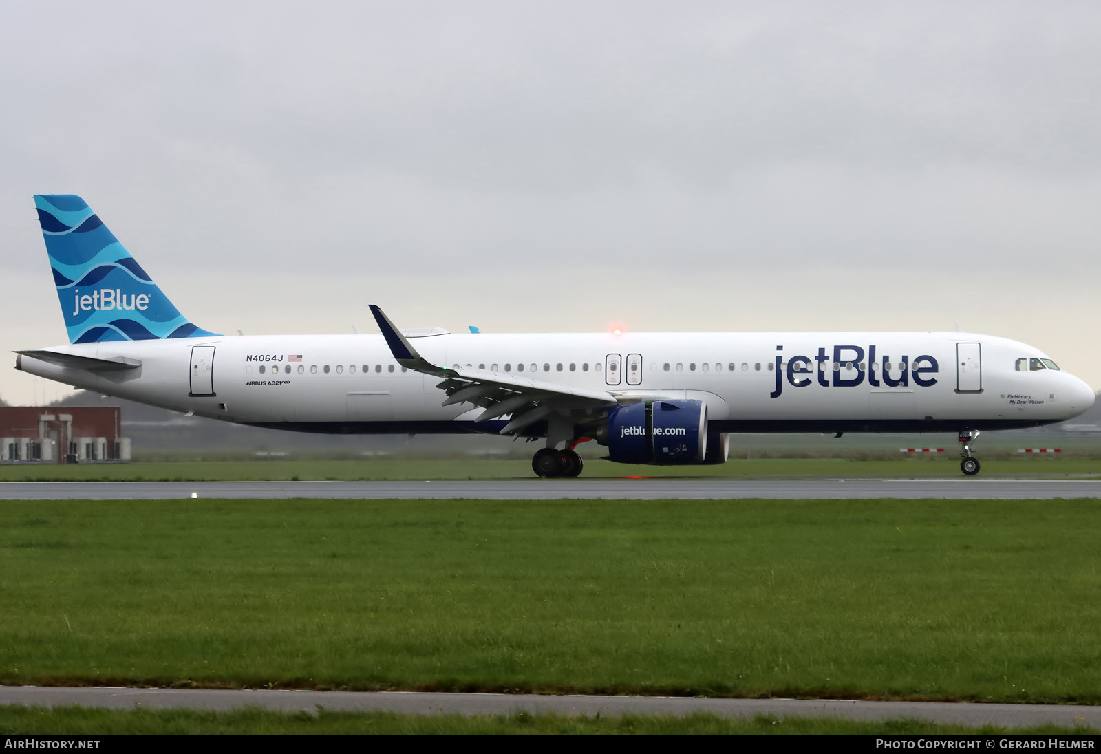 Aircraft Photo of N4064J | Airbus A321-271NX | JetBlue Airways | AirHistory.net #616937