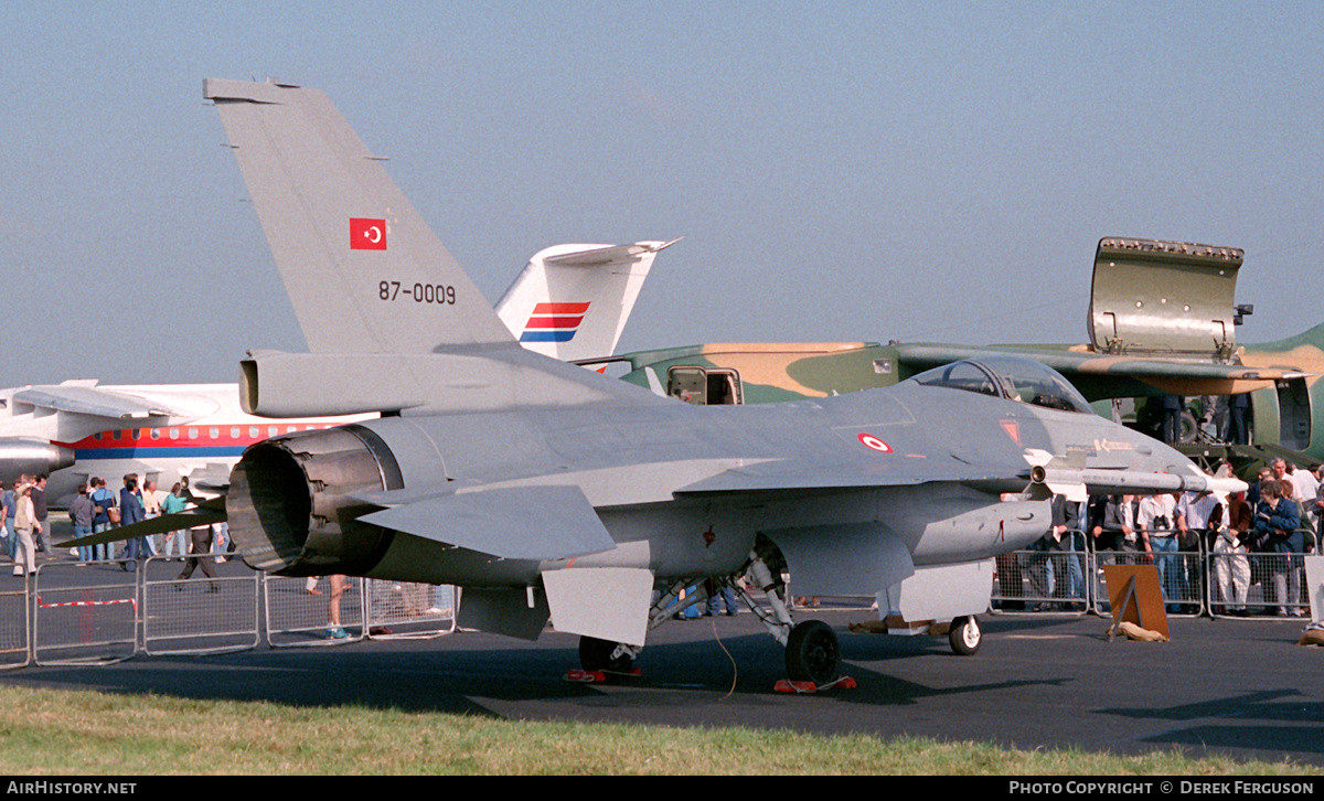 Aircraft Photo of 87-0009 | General Dynamics F-16C Fighting Falcon | Turkey - Air Force | AirHistory.net #616943