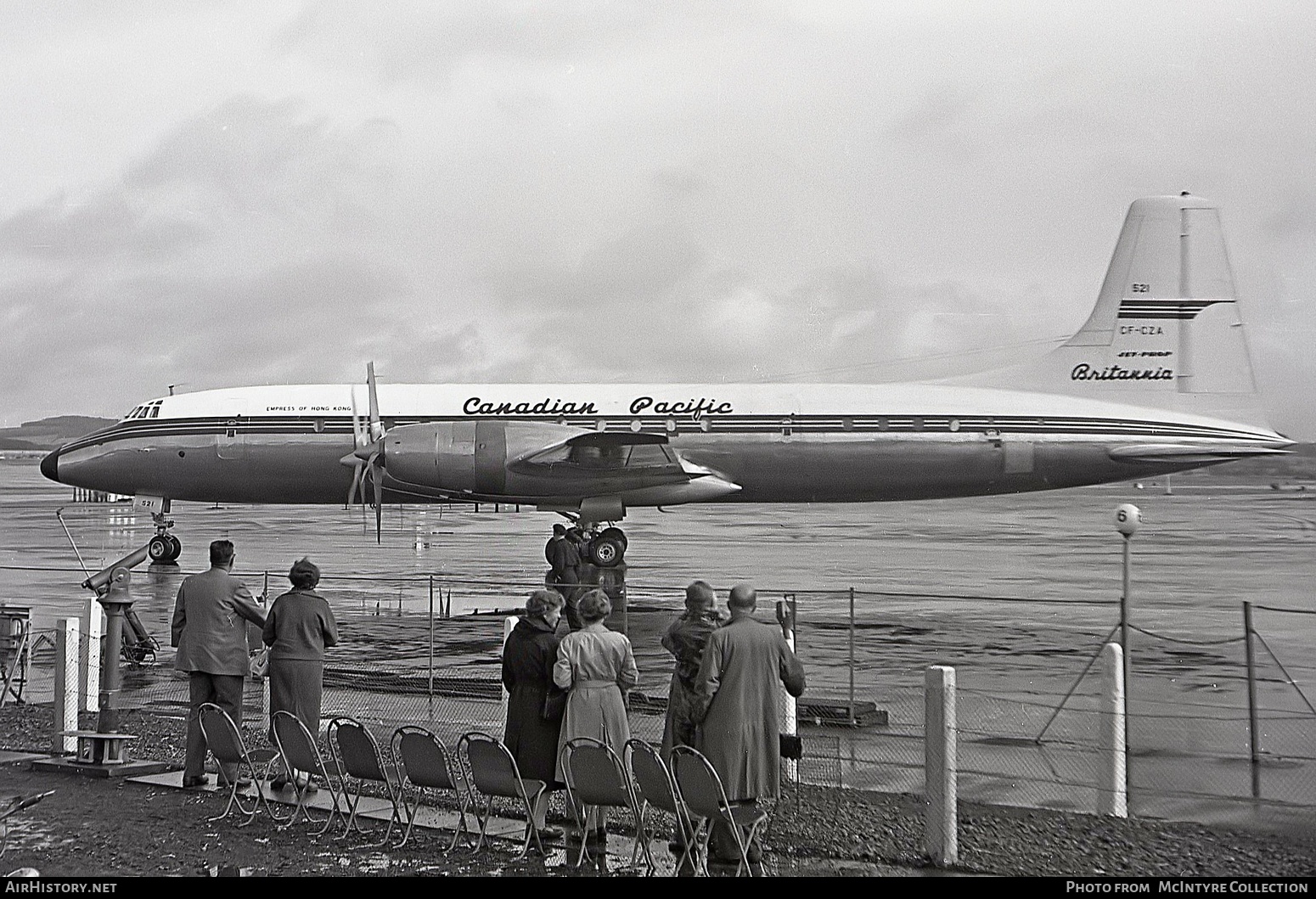 Aircraft Photo of CF-CZA | Bristol 175 Britannia 314 | Canadian Pacific Airlines | AirHistory.net #616970