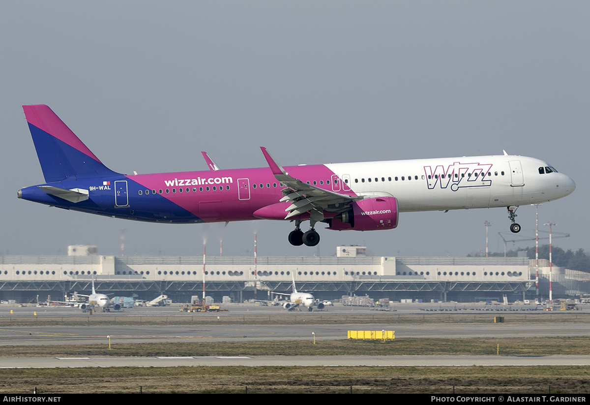 Aircraft Photo of 9H-WAL | Airbus A321-271NX | Wizz Air | AirHistory.net #617018