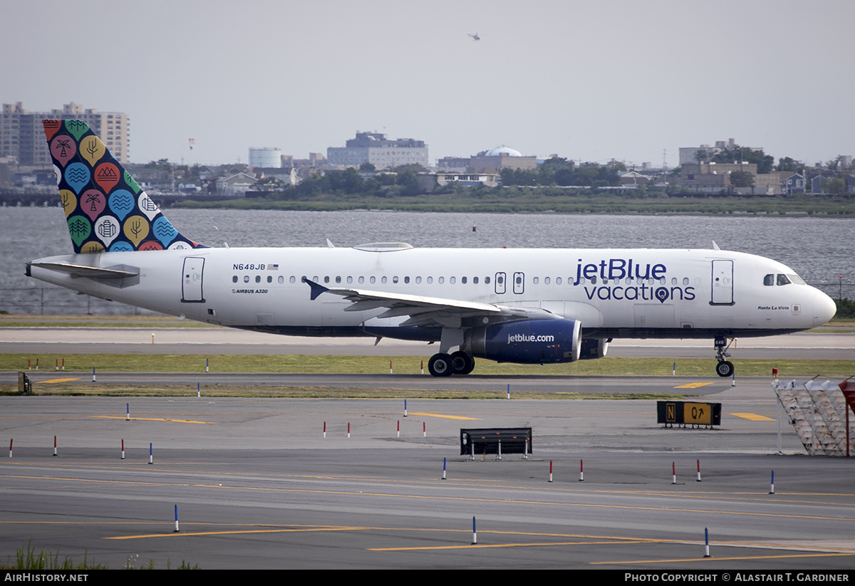 Aircraft Photo of N648JB | Airbus A320-232 | JetBlue Vacations | AirHistory.net #617029