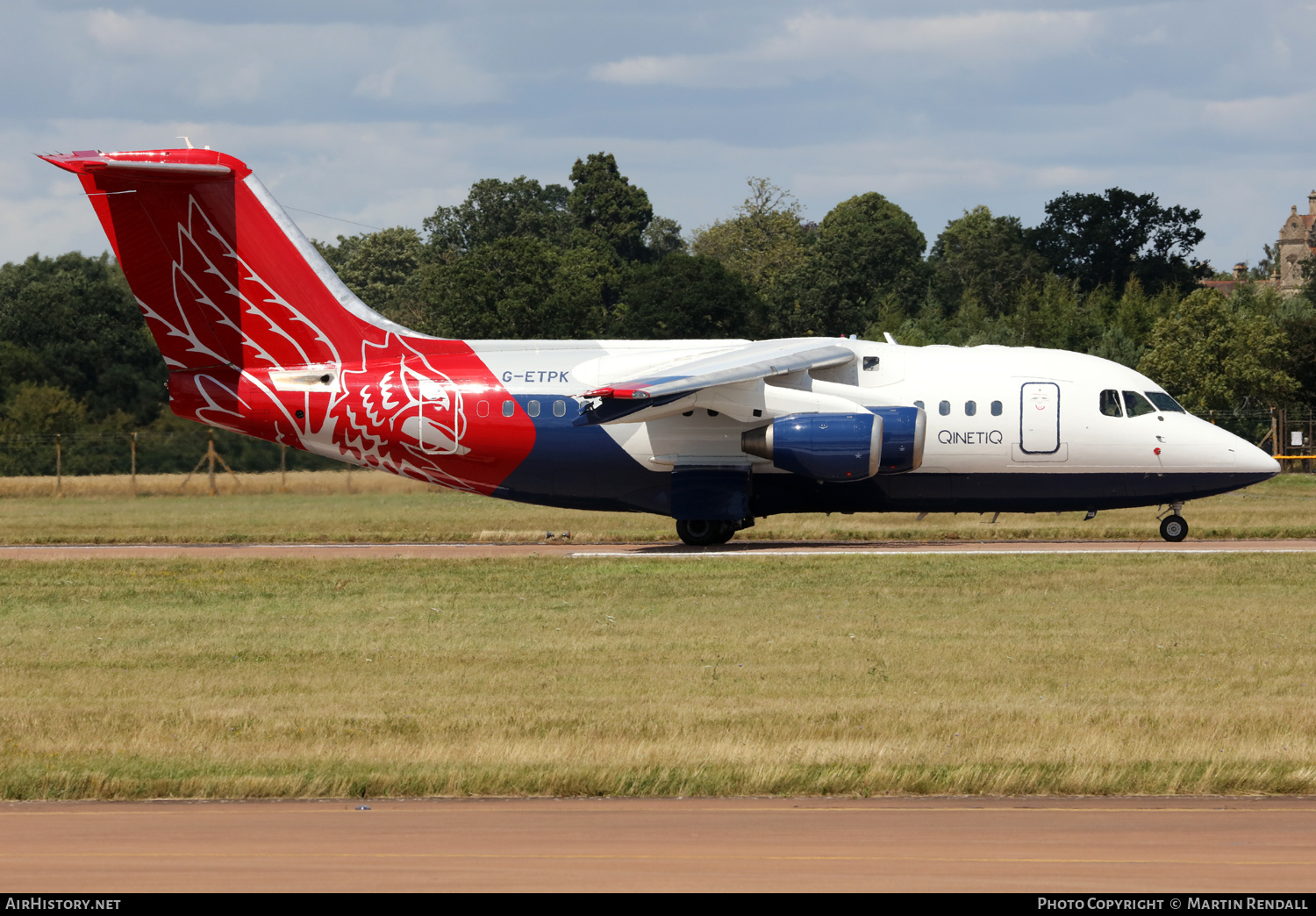 Aircraft Photo of G-ETPK | British Aerospace Avro 146-RJ70 | QinetiQ | AirHistory.net #617037