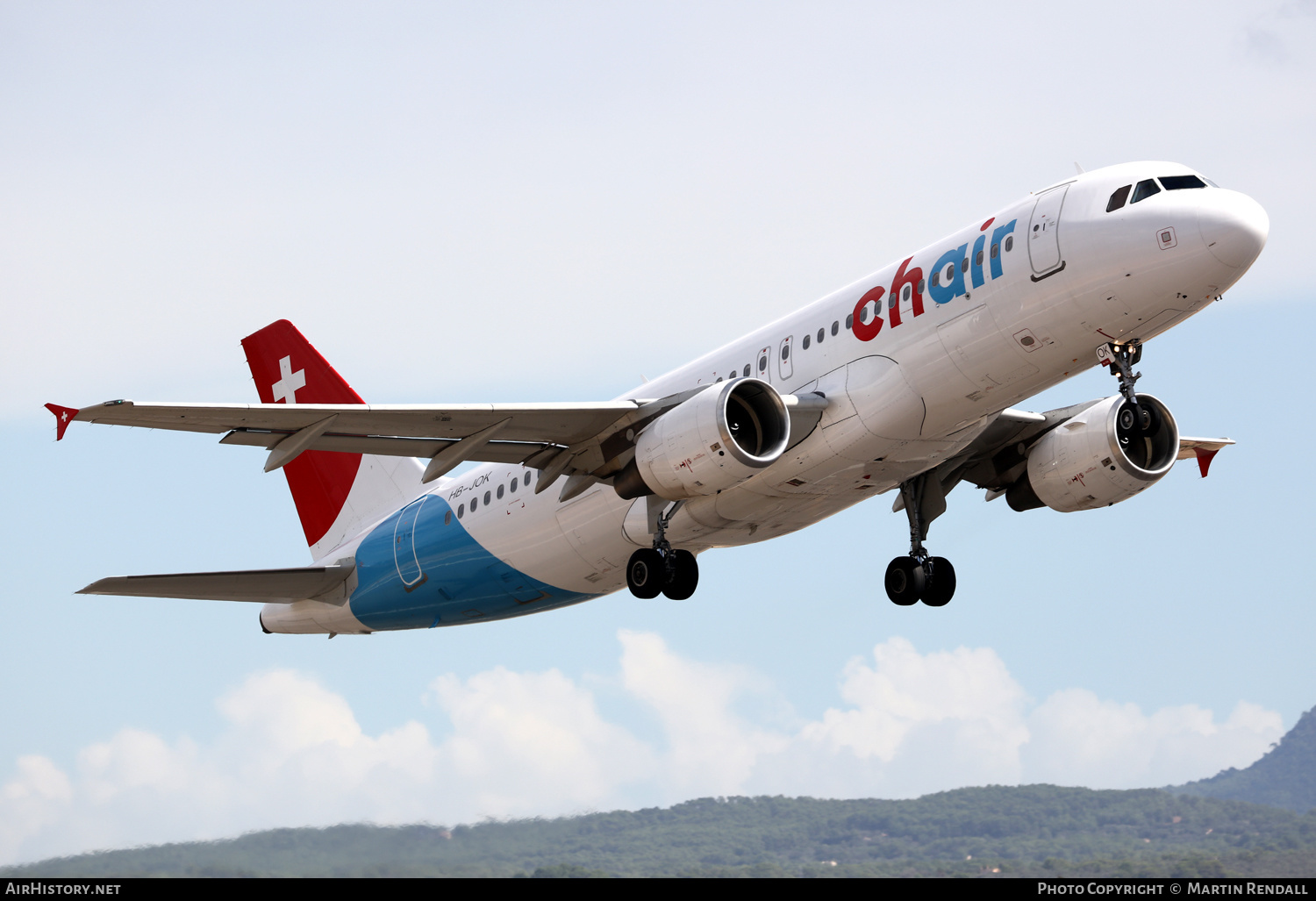 Aircraft Photo of HB-JOK | Airbus A320-214 | Chair Airlines | AirHistory.net #617050