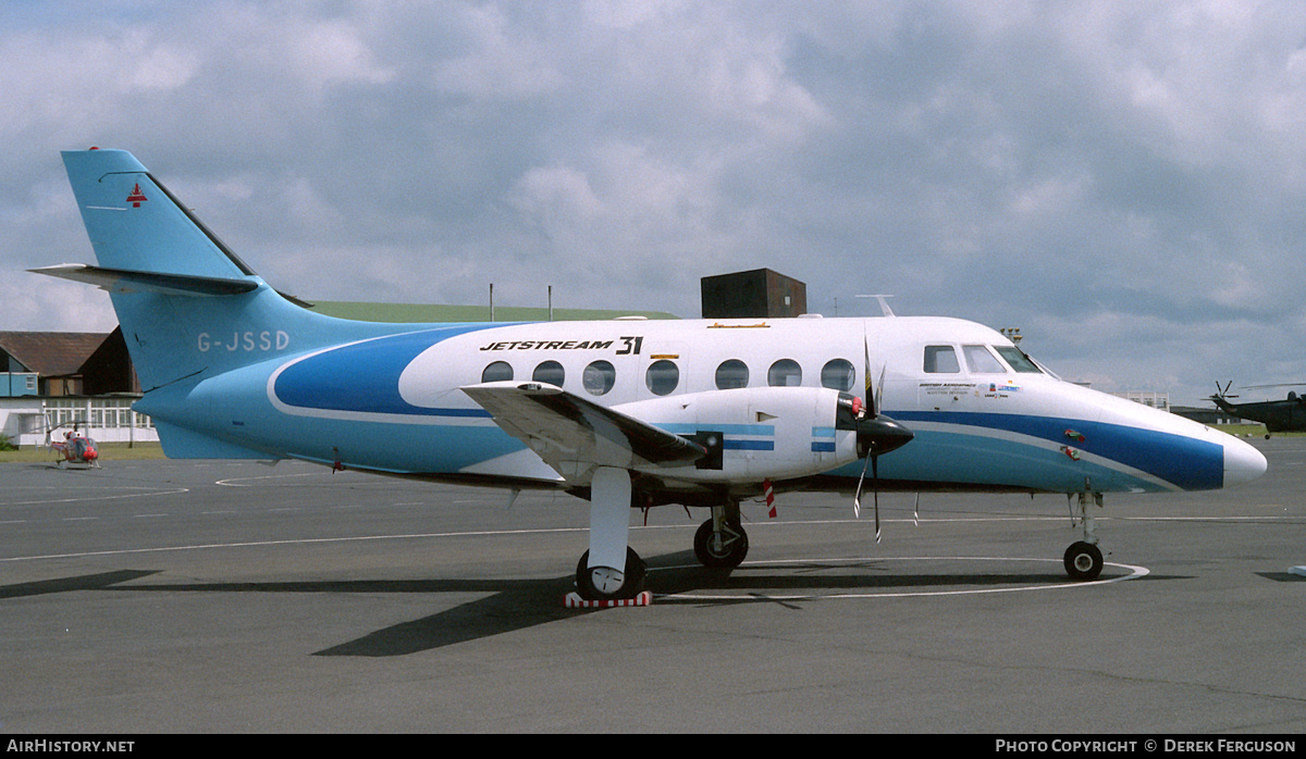 Aircraft Photo of G-JSSD | British Aerospace BAe-3100 Jetstream 31 | British Aerospace | AirHistory.net #617062