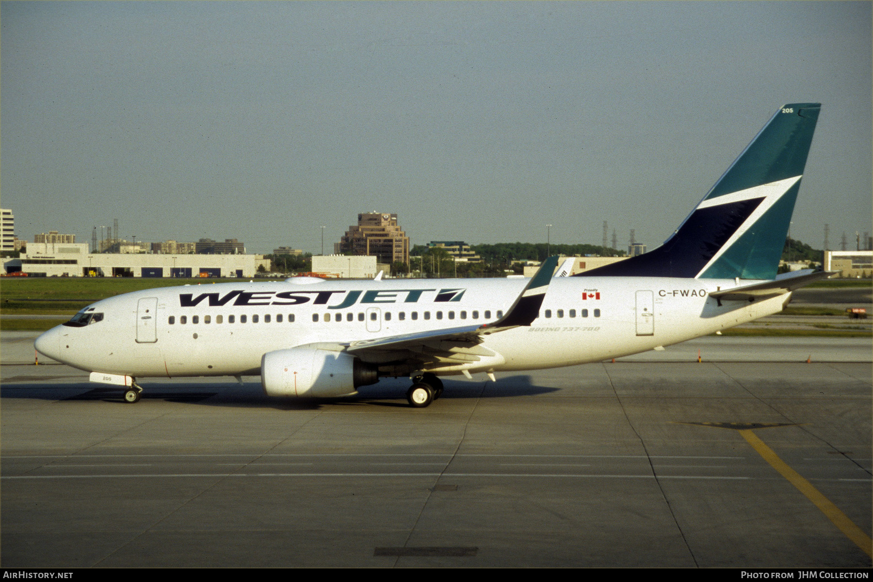 Aircraft Photo of C-FWAO | Boeing 737-7CT | WestJet | AirHistory.net #617078