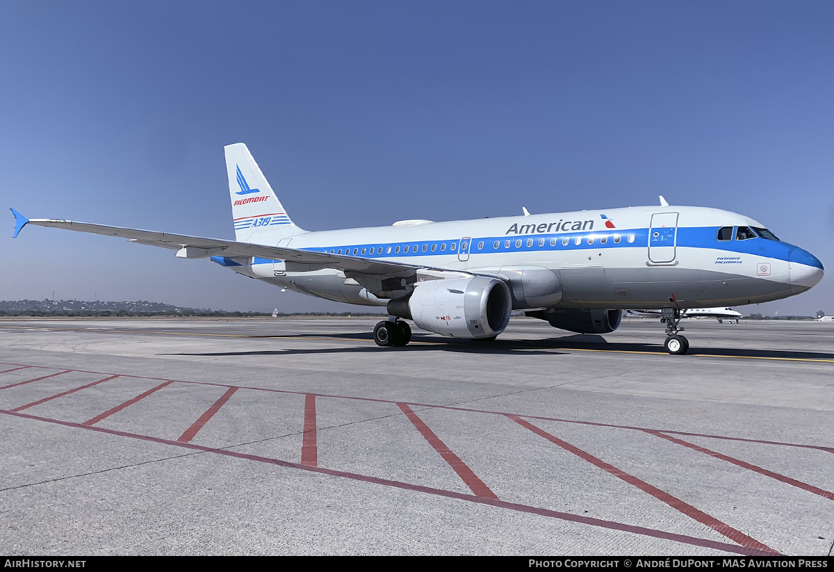 Aircraft Photo of N744P | Airbus A319-112 | American Airlines | Piedmont Airlines | AirHistory.net #617093