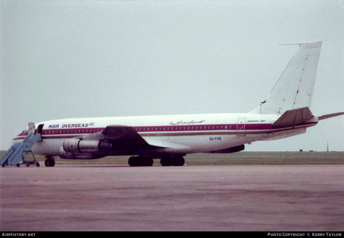 Aircraft Photo of SU-FAB | Boeing 707-138B | Misr Overseas Airways | AirHistory.net #617108