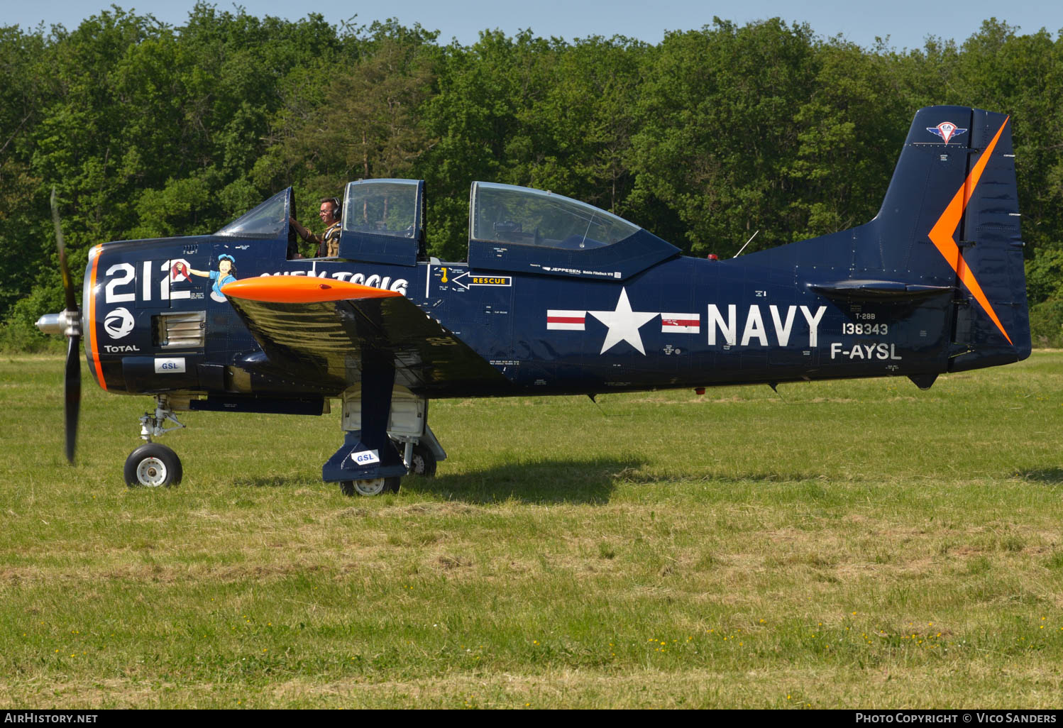 Aircraft Photo of F-AYSL / 138343 | North American T-28B Trojan | USA - Navy | AirHistory.net #617119