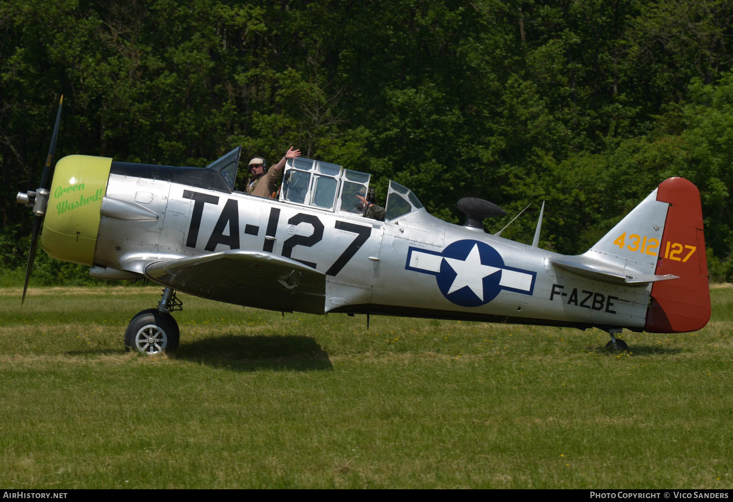 Aircraft Photo of F-AZBE / 4312127 | North American AT-6F Texan | USA - Air Force | AirHistory.net #617136
