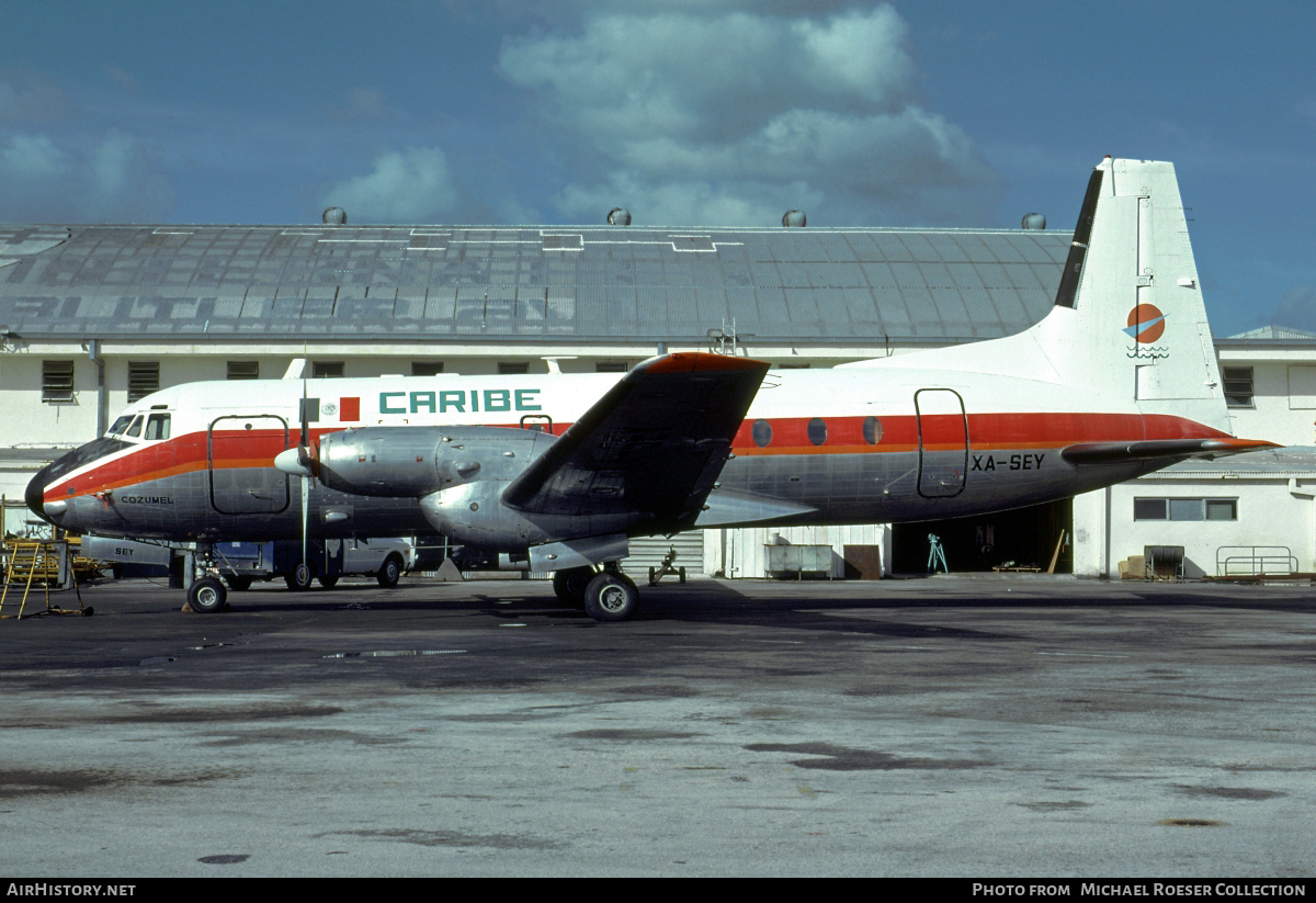 Aircraft Photo of XA-SEY | Hawker Siddeley HS-748 Srs2/230 | Aerocaribe | AirHistory.net #617143