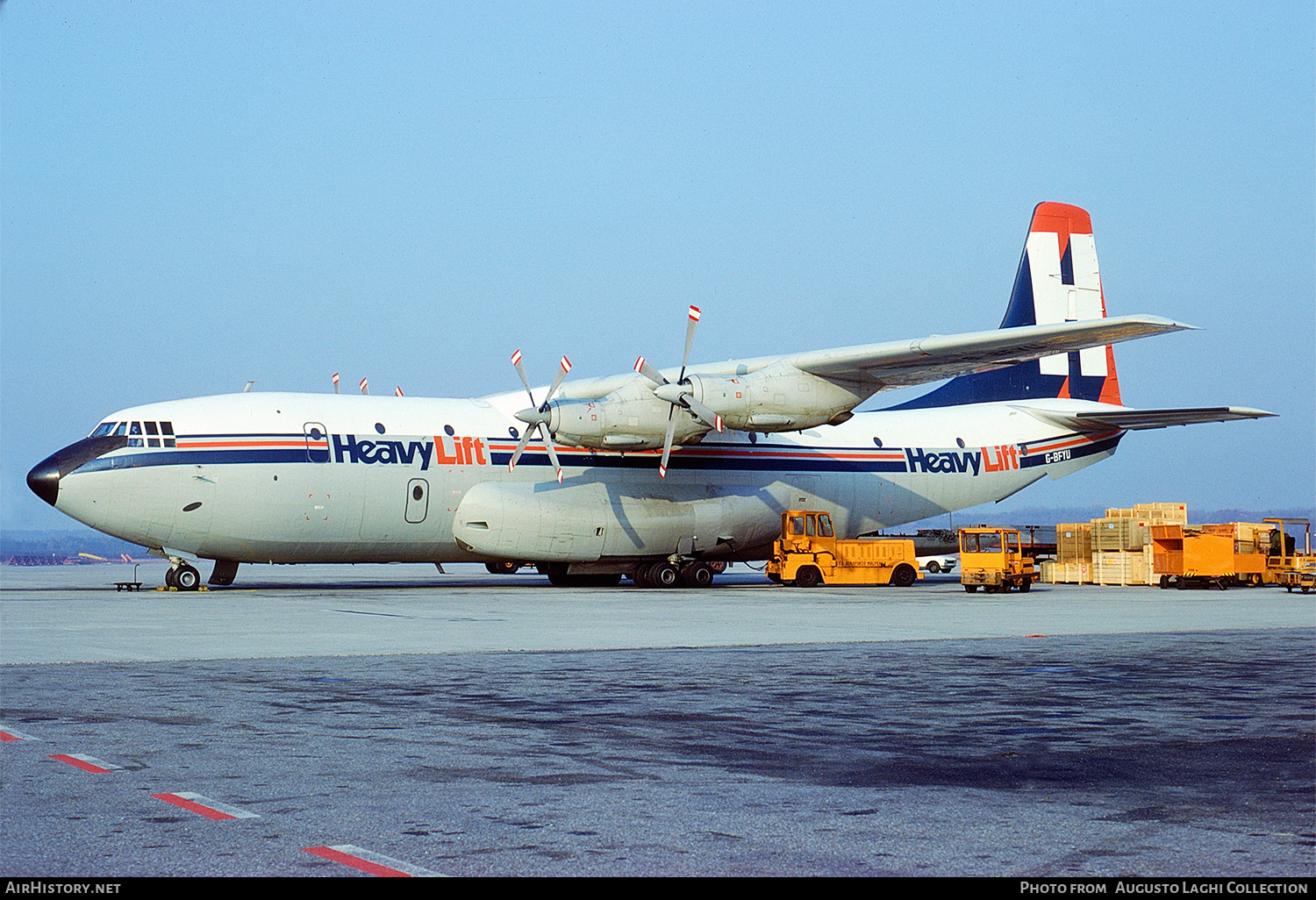 Aircraft Photo of G-BFYU | Short SC.5 Belfast C1 | HeavyLift Cargo Airlines | AirHistory.net #617162