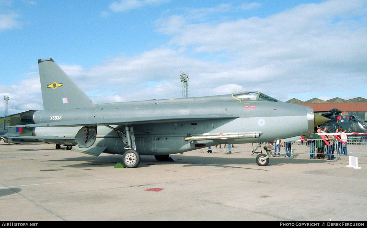 Aircraft Photo of XS933 | English Electric Lightning F6 | UK - Air Force | AirHistory.net #617172