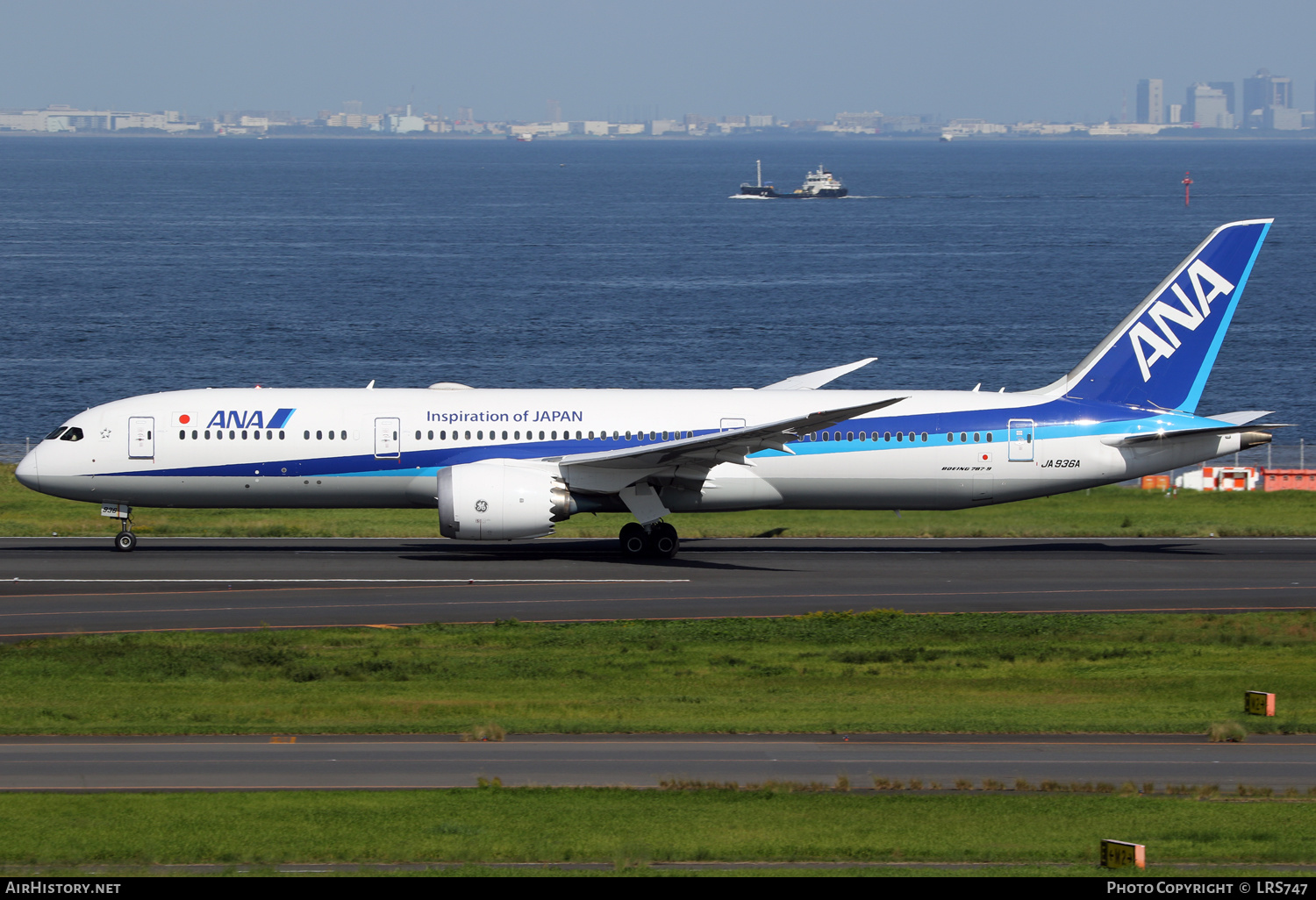 Aircraft Photo of JA936A | Boeing 787-9 Dreamliner | All Nippon Airways - ANA | AirHistory.net #617177