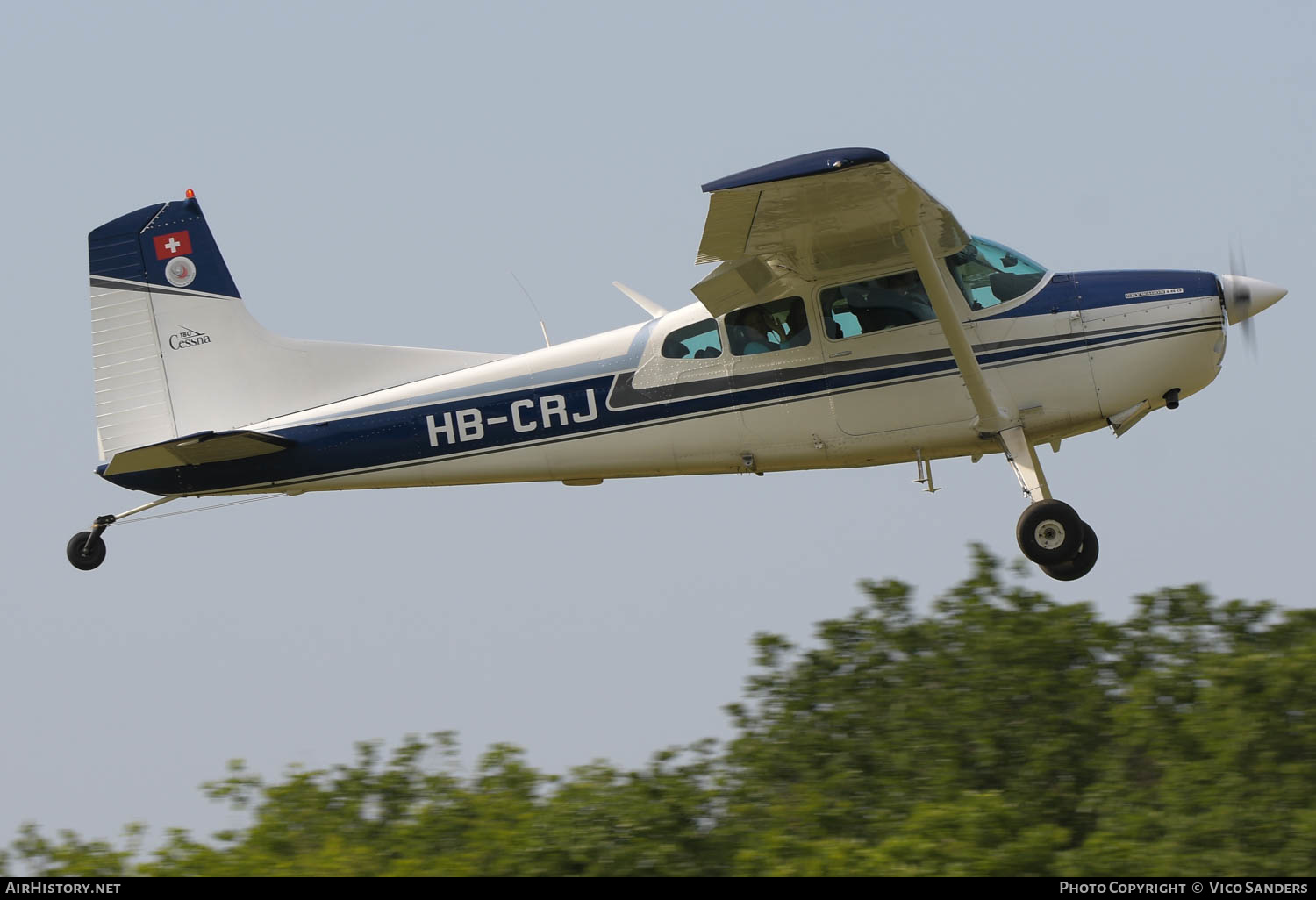 Aircraft Photo of HB-CRJ | Cessna 180J Skywagon 180 | AirHistory.net #617204