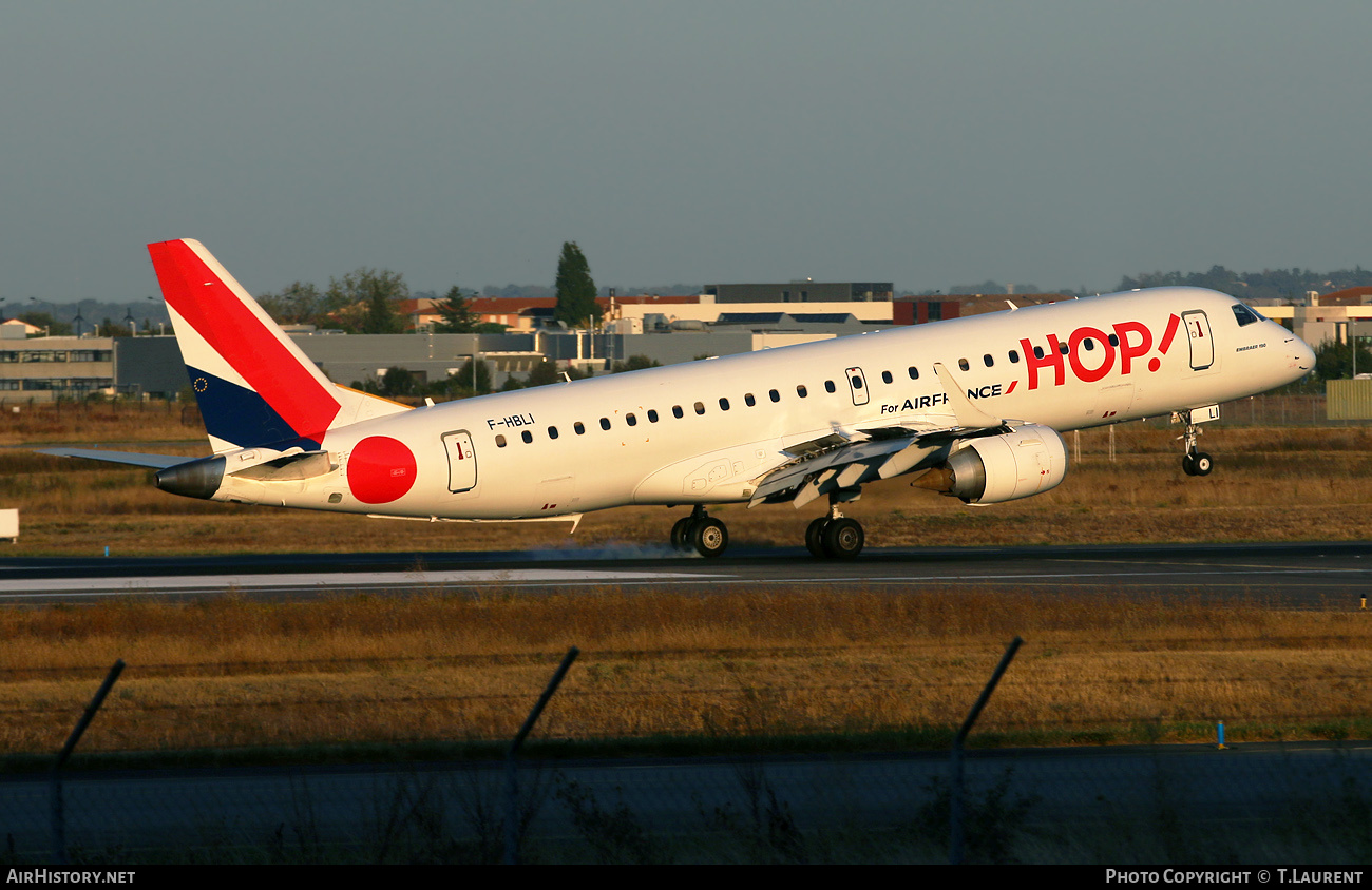 Aircraft Photo of F-HBLI | Embraer 190STD (ERJ-190-100STD) | Hop! | AirHistory.net #617228