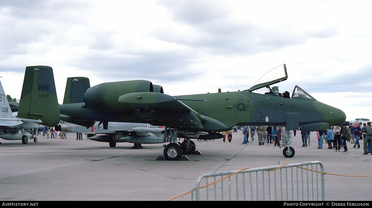 Aircraft Photo of 81-0002 / AF81-002 | Fairchild A-10A Thunderbolt II | USA - Air Force | AirHistory.net #617231