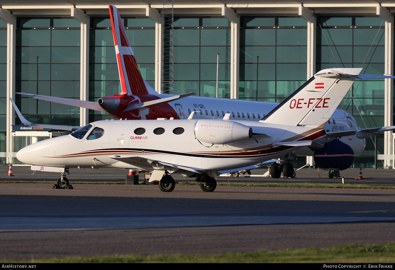 Aircraft Photo of OE-FZE | Cessna 510 Citation Mustang | GlobeAir | AirHistory.net #617236