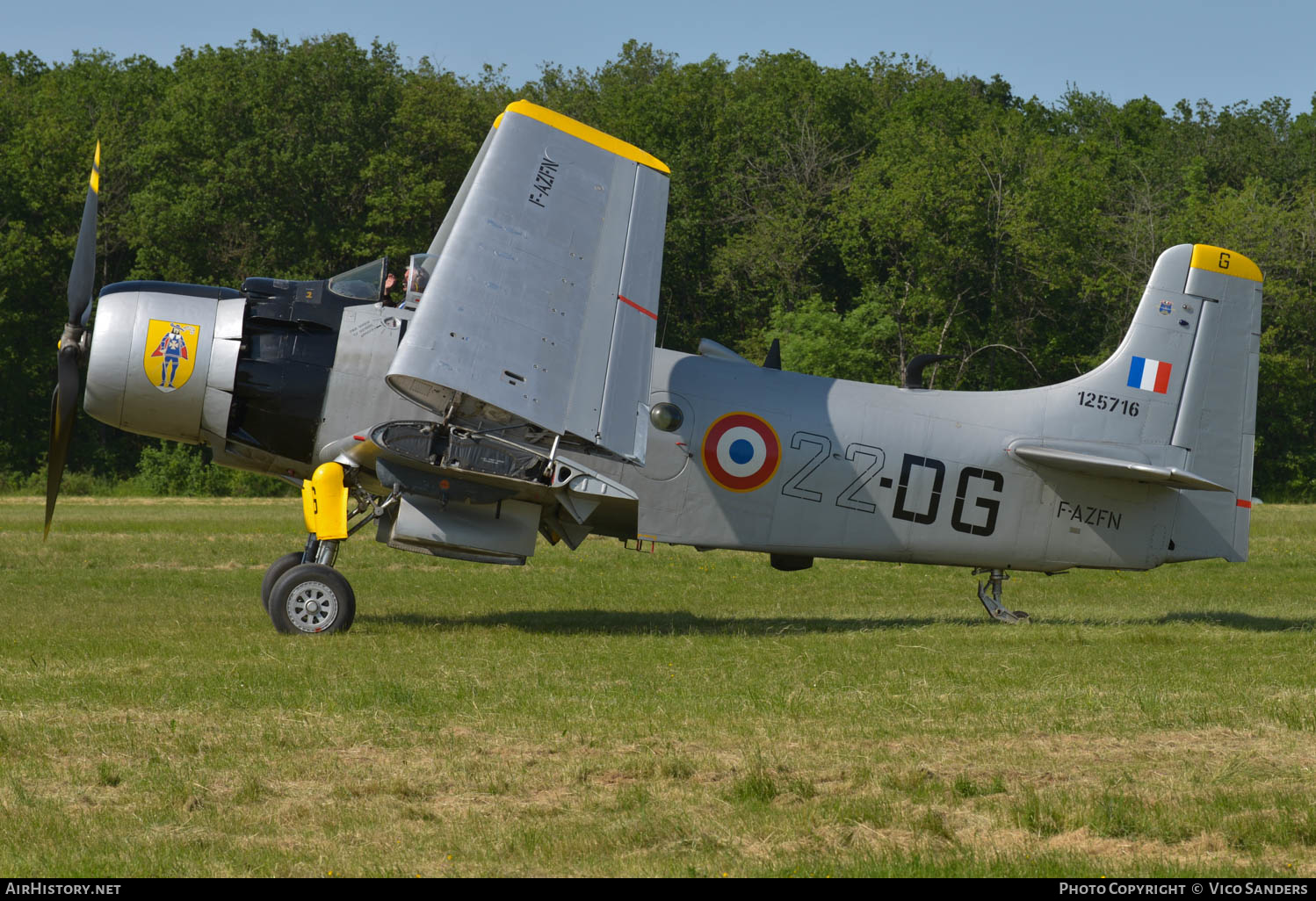 Aircraft Photo of F-AZFN / 125716 | Douglas A-1D Skyraider (AD-4N) | France - Air Force | AirHistory.net #617285