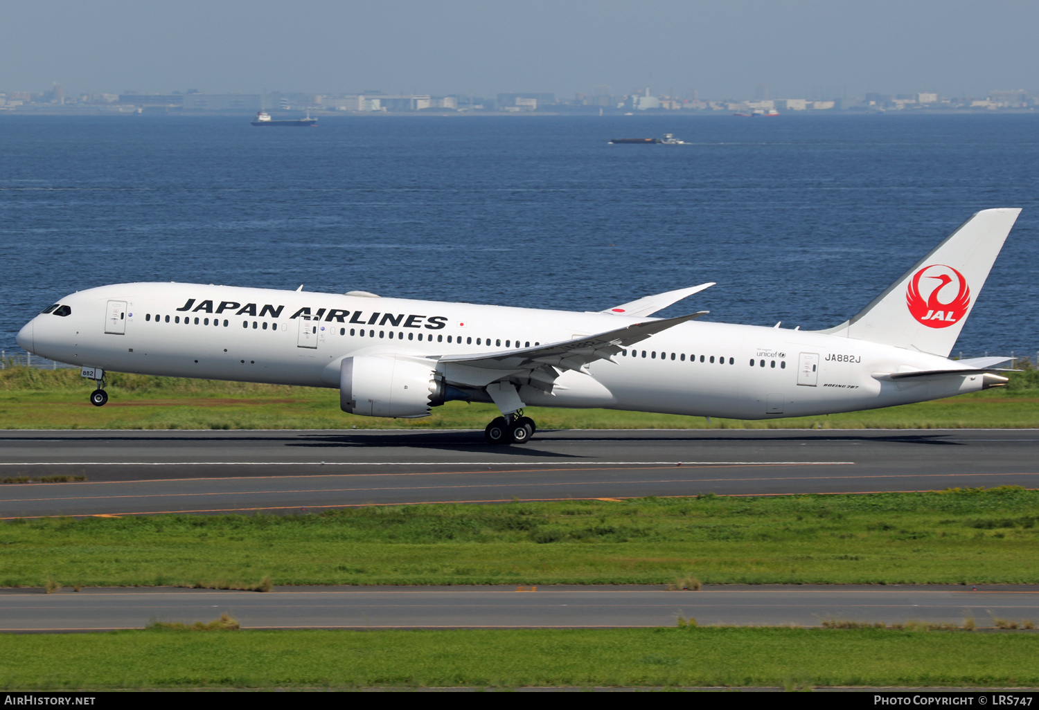 Aircraft Photo of JA882J | Boeing 787-9 Dreamliner | Japan Airlines - JAL | AirHistory.net #617291