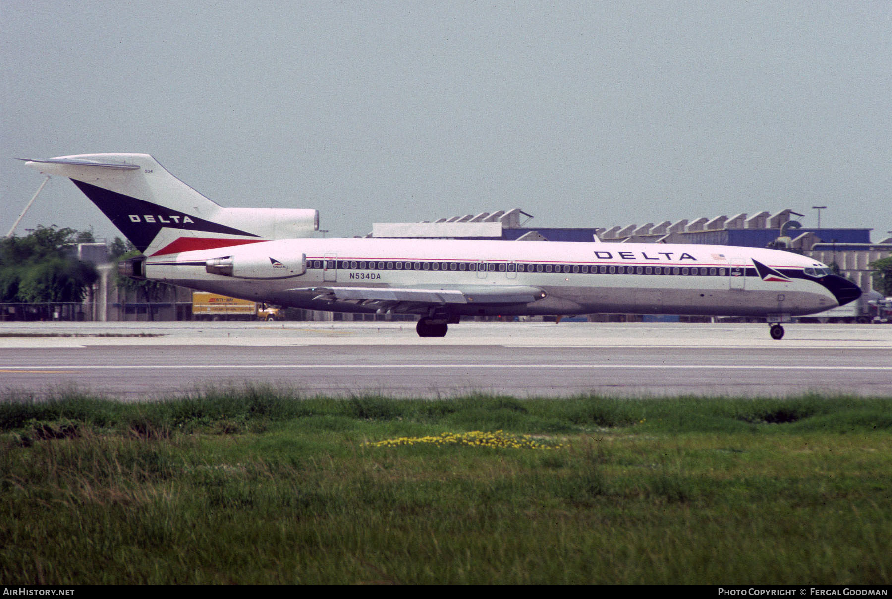 Aircraft Photo of N534DA | Boeing 727-232/Adv | Delta Air Lines | AirHistory.net #617300