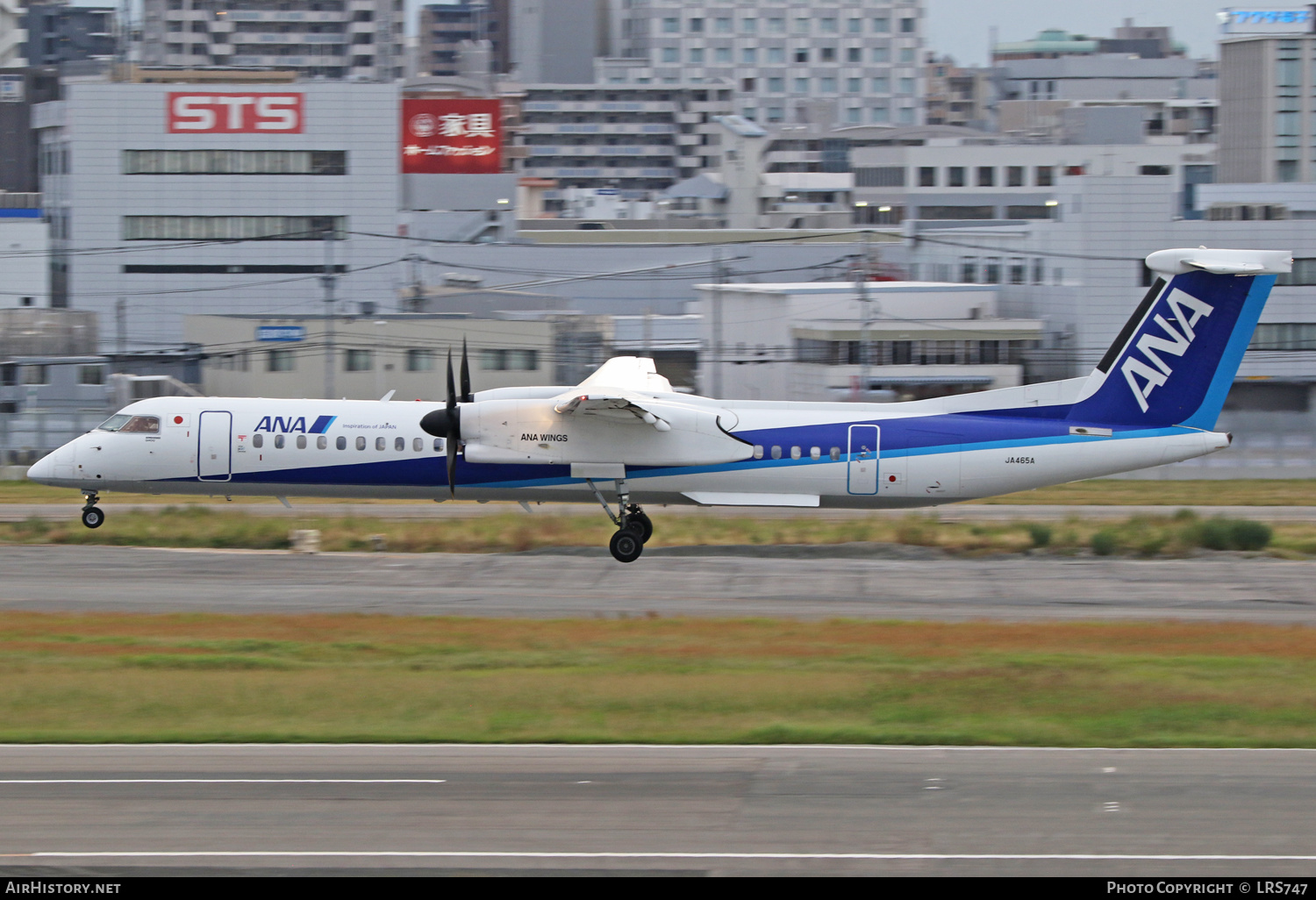 Aircraft Photo of JA465A | Bombardier DHC-8-402 Dash 8 | All Nippon Airways - ANA Wings | AirHistory.net #617310