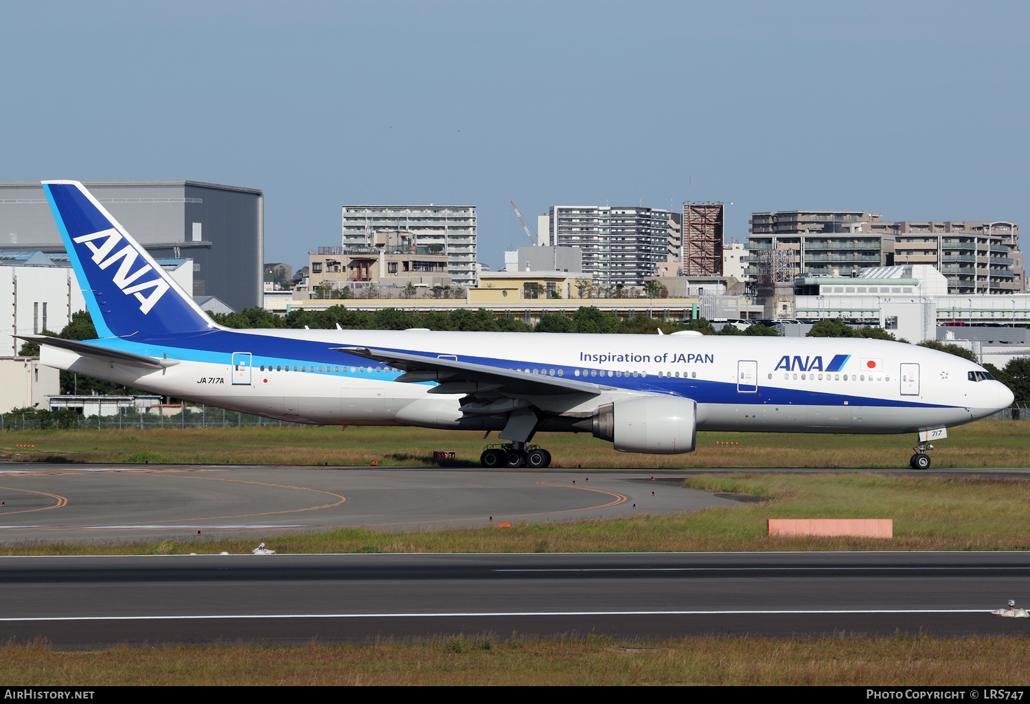 Aircraft Photo of JA717A | Boeing 777-281/ER | All Nippon Airways - ANA | AirHistory.net #617316