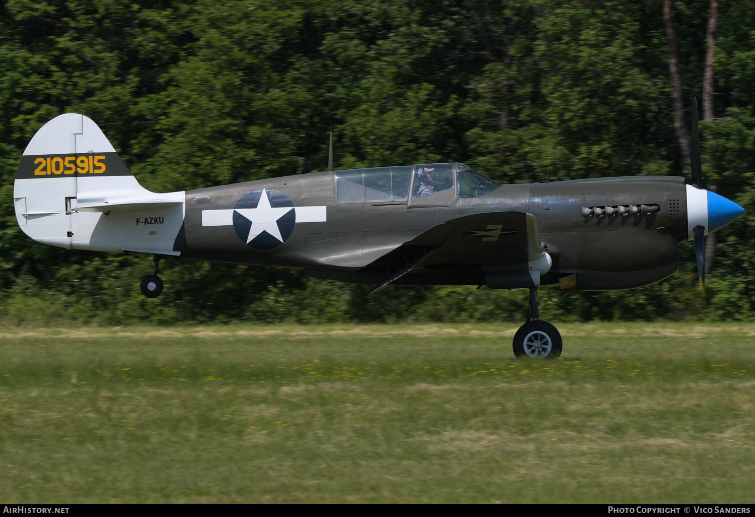 Aircraft Photo of F-AZKU / 2105915 | Curtiss P-40N Kittyhawk | USA - Air Force | AirHistory.net #617323