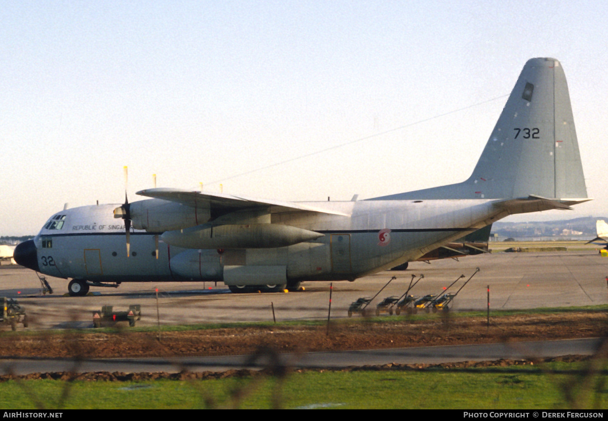Aircraft Photo of 732 | Lockheed C-130H-30 Hercules (L-382) | Singapore - Air Force | AirHistory.net #617332