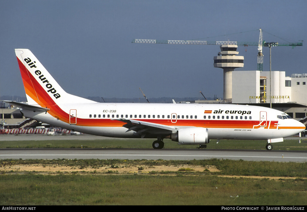 Aircraft Photo of EC-238 | Boeing 737-3M8 | Air Europa | AirHistory.net #617340