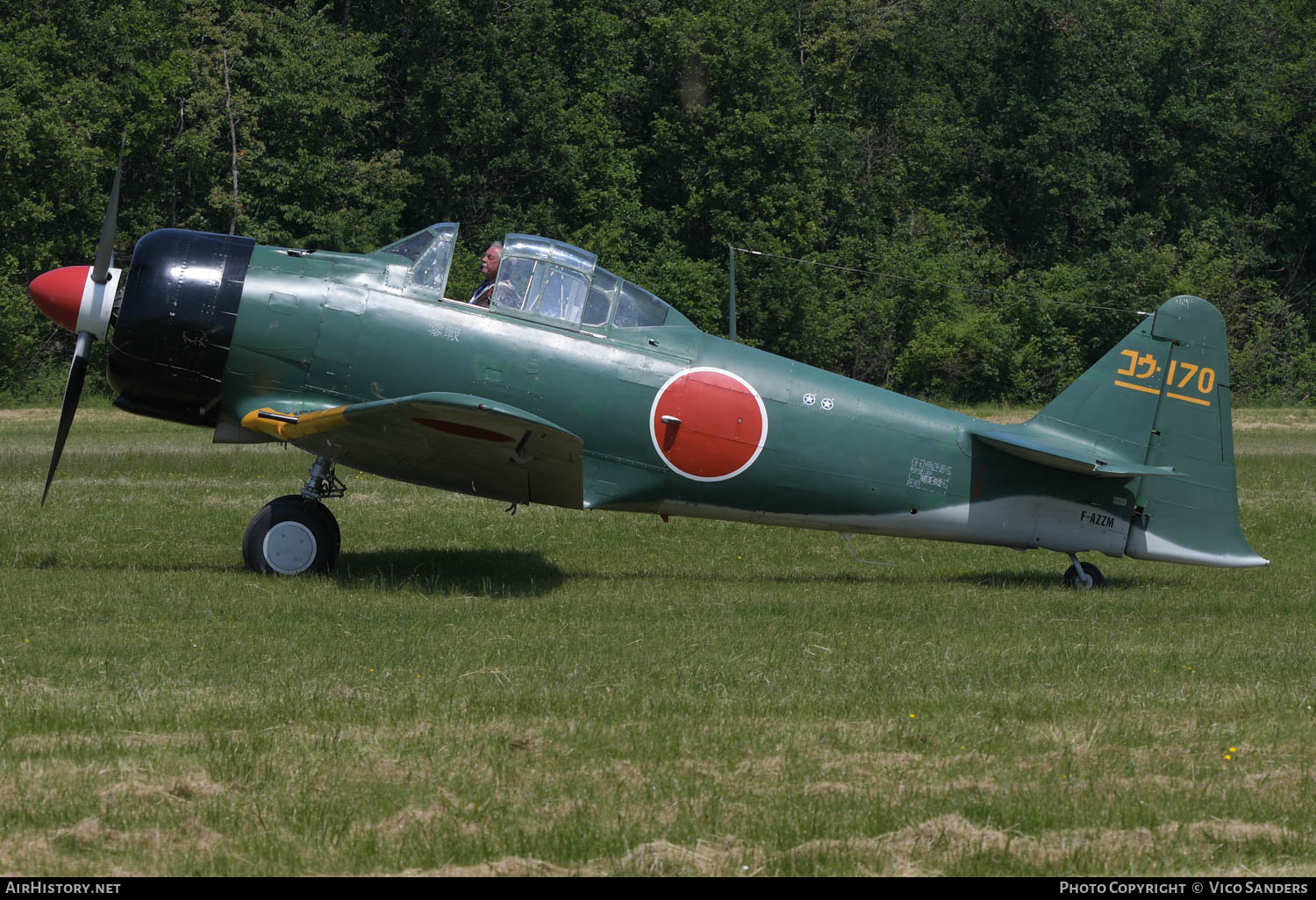 Aircraft Photo of F-AZZM / コウ-170 | North American T-6 / A6M Zero (mod) | Japan - Air Force | AirHistory.net #617345