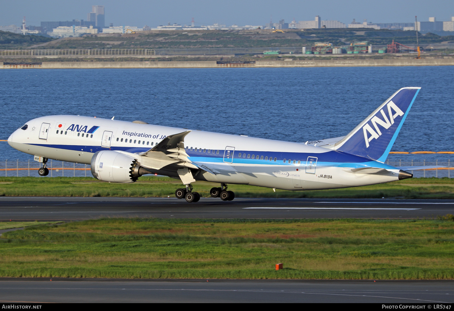 Aircraft Photo of JA819A | Boeing 787-8 Dreamliner | All Nippon Airways - ANA | AirHistory.net #617373